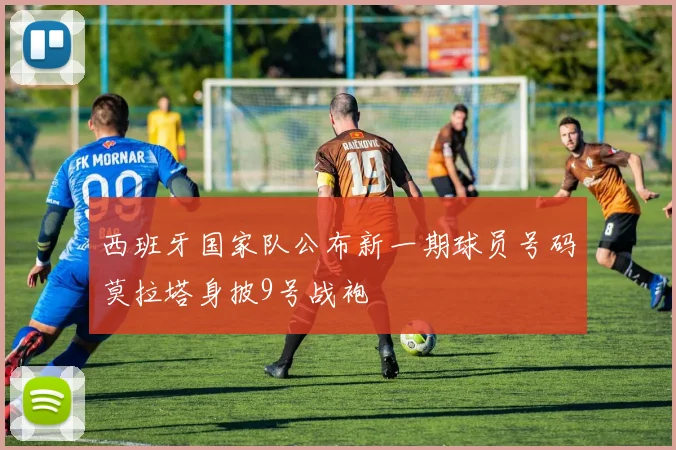 西班牙国家队公布新一期球员号码莫拉塔身披9号战袍